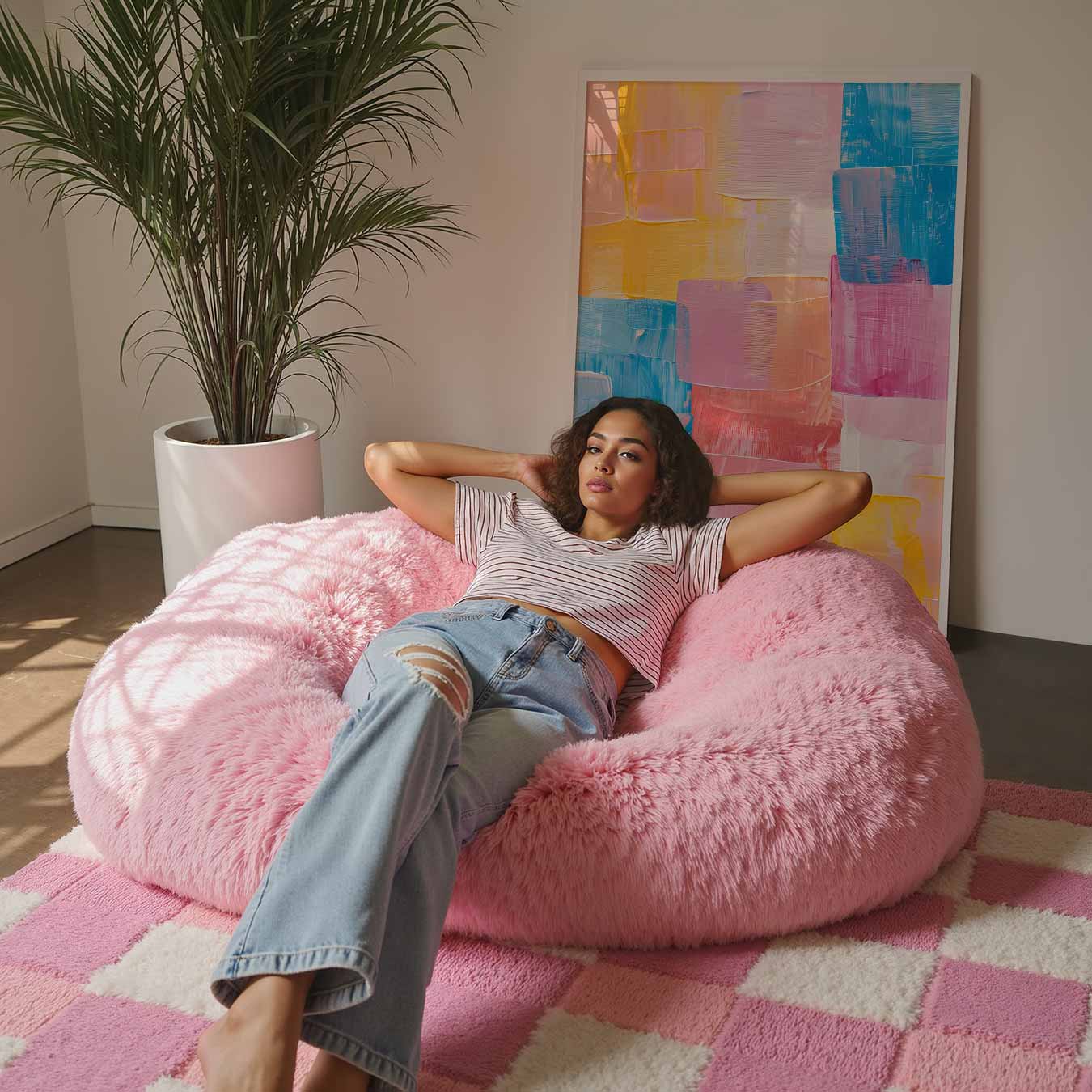 Kleurrijke Abstracte Vibes Poster-WallArtistic