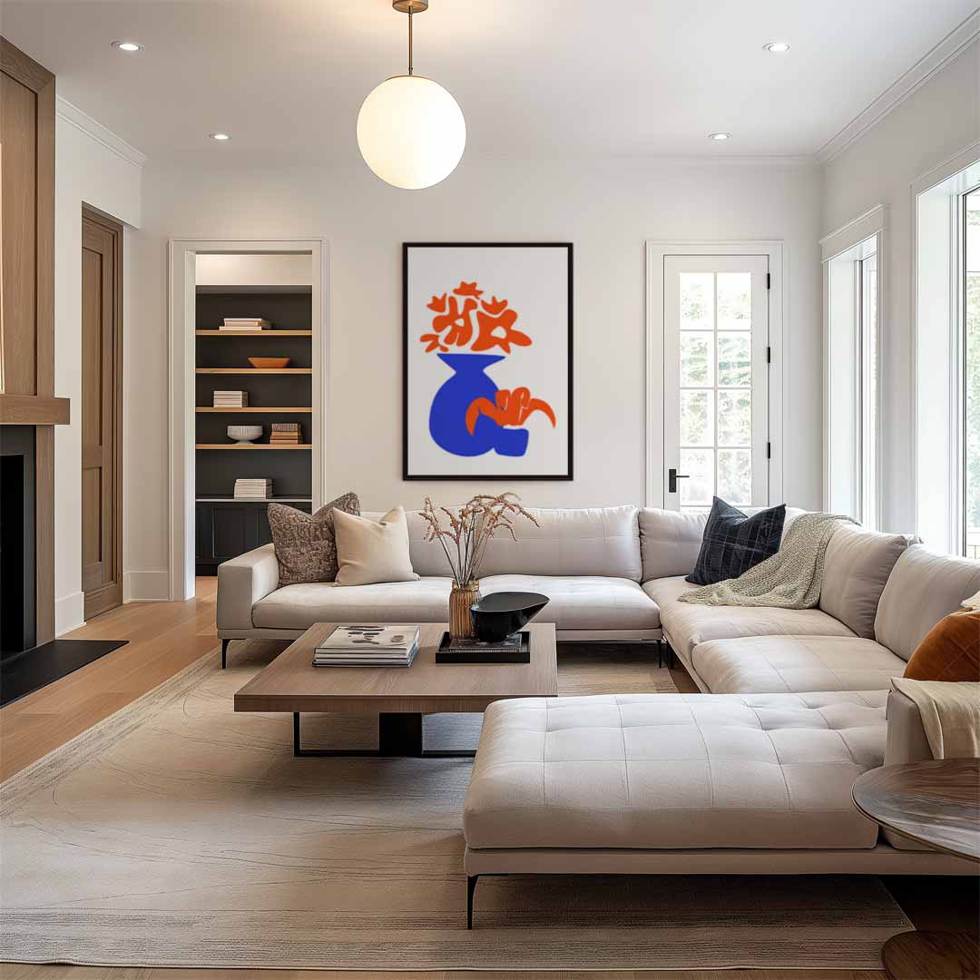 Moderne Bloemenpracht Kunstwerk-canvas-dibond-plexiglas-wanddecoratie-WallArtistic