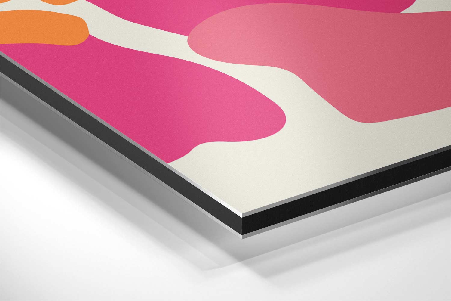 Bloeiende Roze Orchideeën Kunstwerk-canvas-dibond-plexiglas-wanddecoratie-WallArtistic