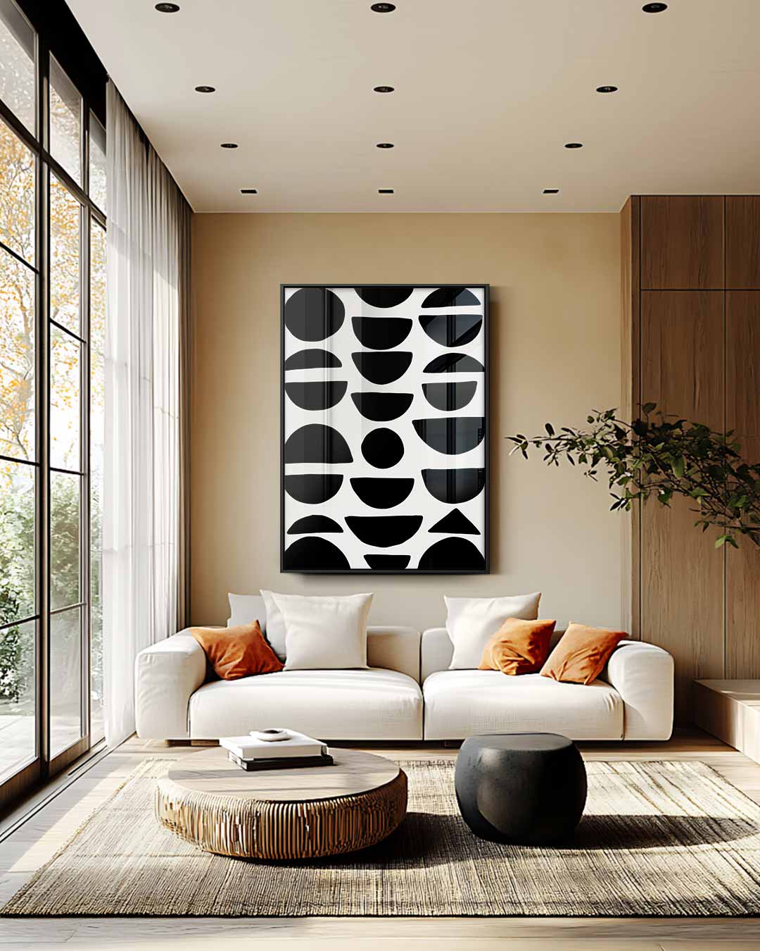 Modern Geometrisch Wandkunstwerk Kunstwerk-canvas-dibond-plexiglas-wanddecoratie-WallArtistic