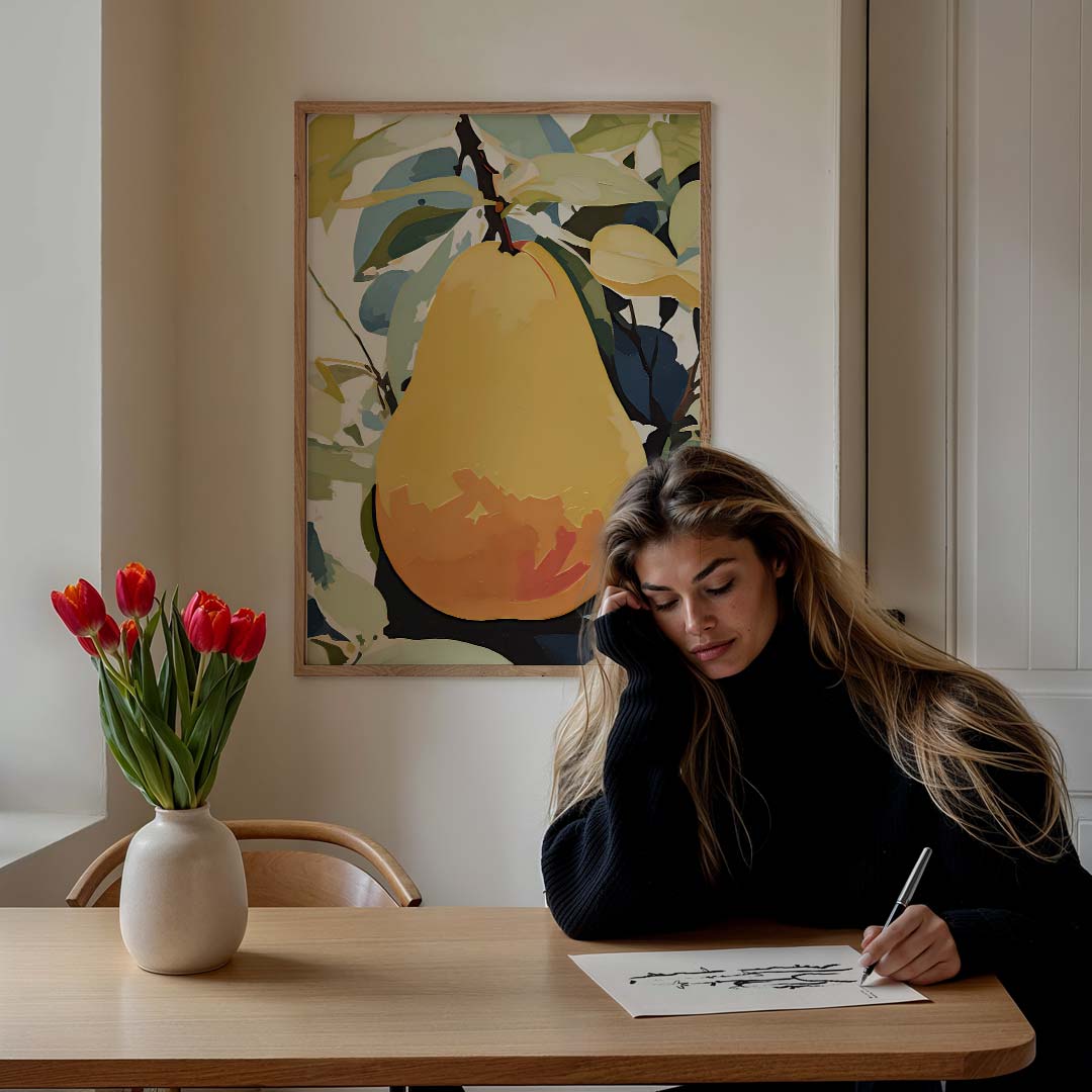 Betoverende Perendroom Poster-WallArtistic