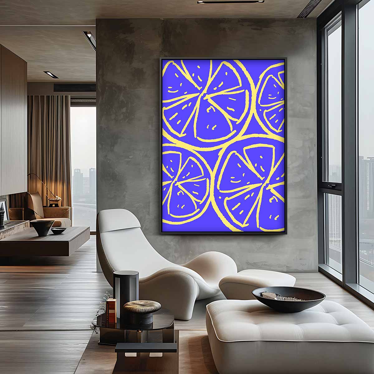 Citrus Fantasie Kunstwerk-canvas-dibond-plexiglas-wanddecoratie-WallArtistic