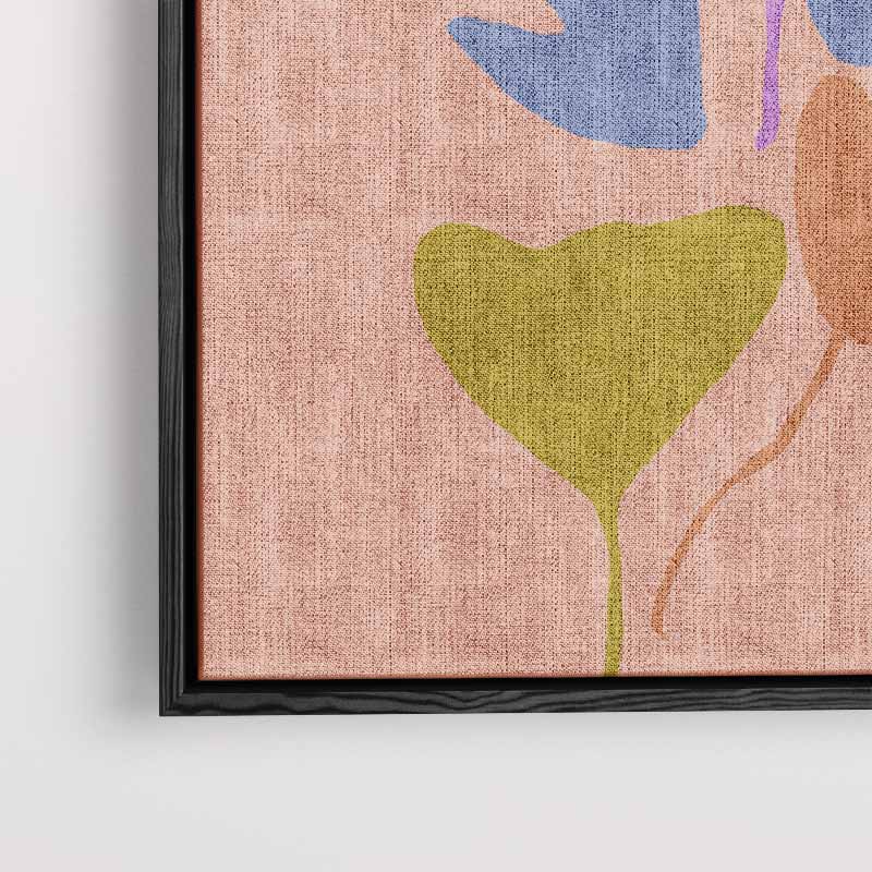 Kleurrijke Bloempatronen Kunstwerk-canvas-dibond-plexiglas-wanddecoratie-WallArtistic