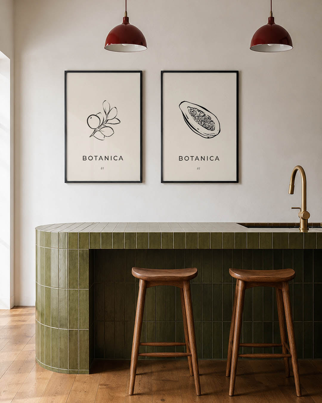 Natuurlijke eenvoud Posterset