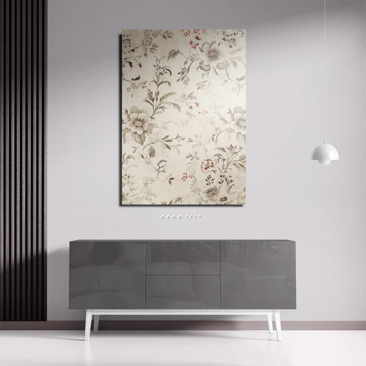 Elegante Bloemenpracht Behang Kunstwerk-canvas-dibond-plexiglas-wanddecoratie-WallArtistic