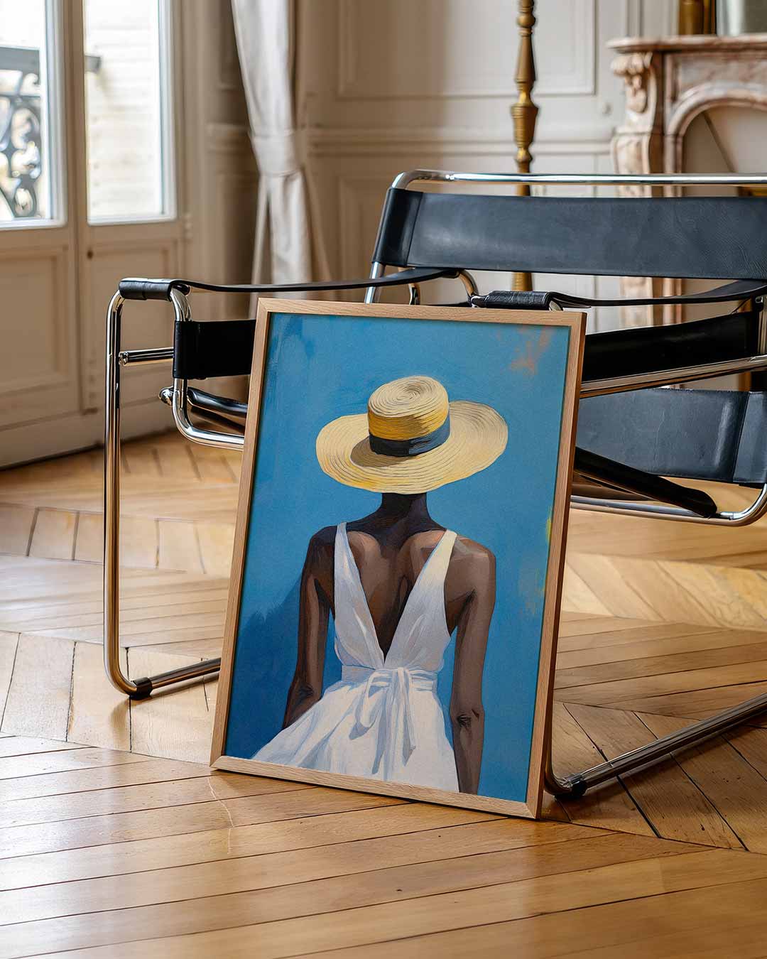 Zomerse Elegantie Poster-WallArtistic