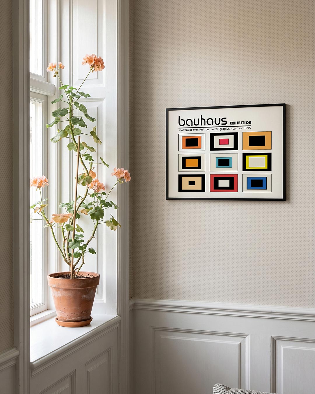 Vorm en kleurvlakken Poster