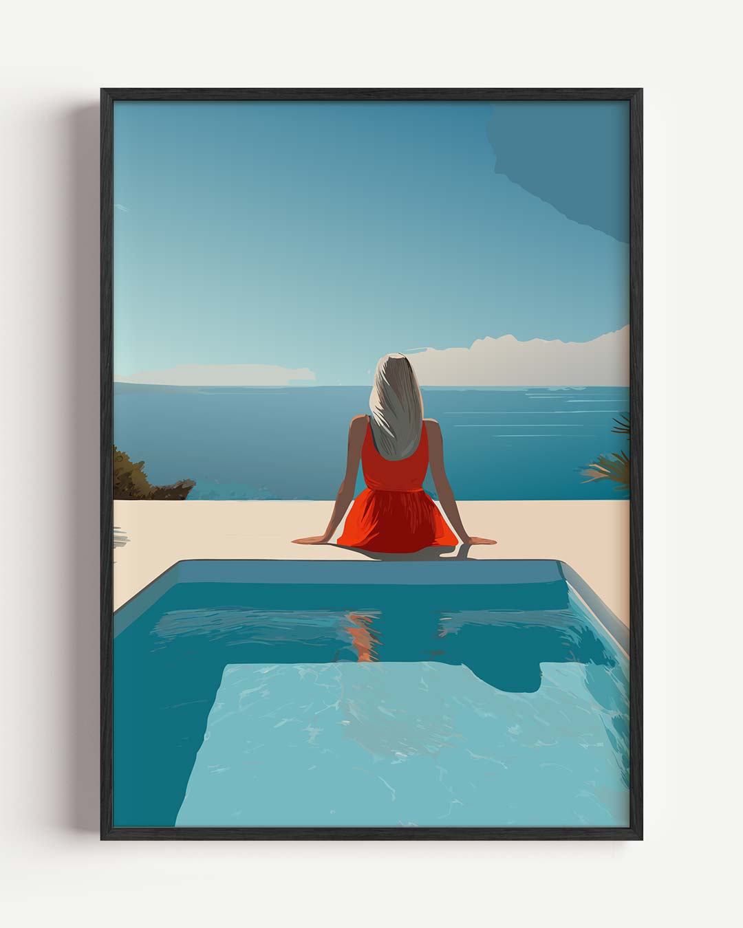 Droomachtige Zomeruitzicht Poster-WallArtistic