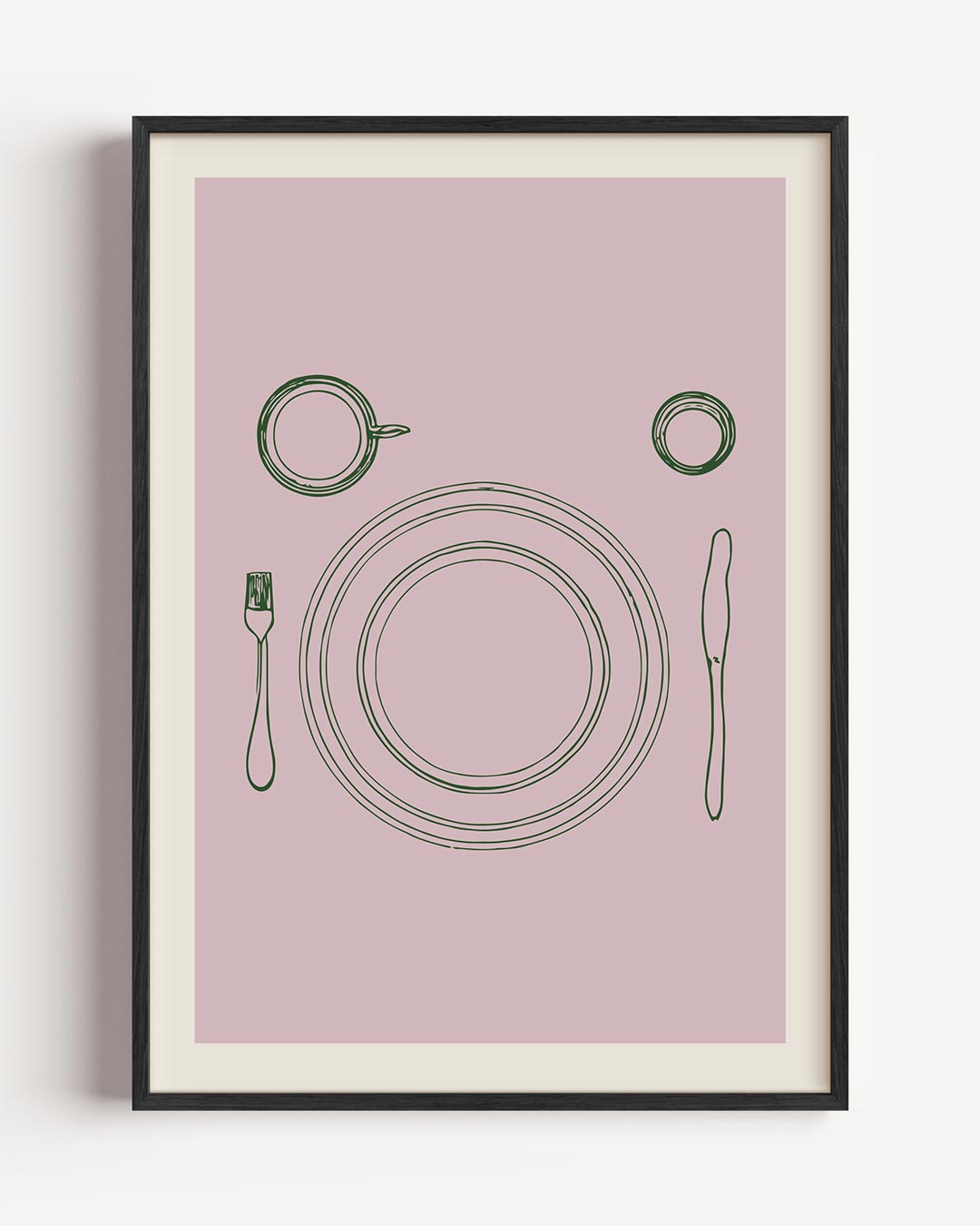 Stijlvolle Tafeldecoratie Poster-WallArtistic