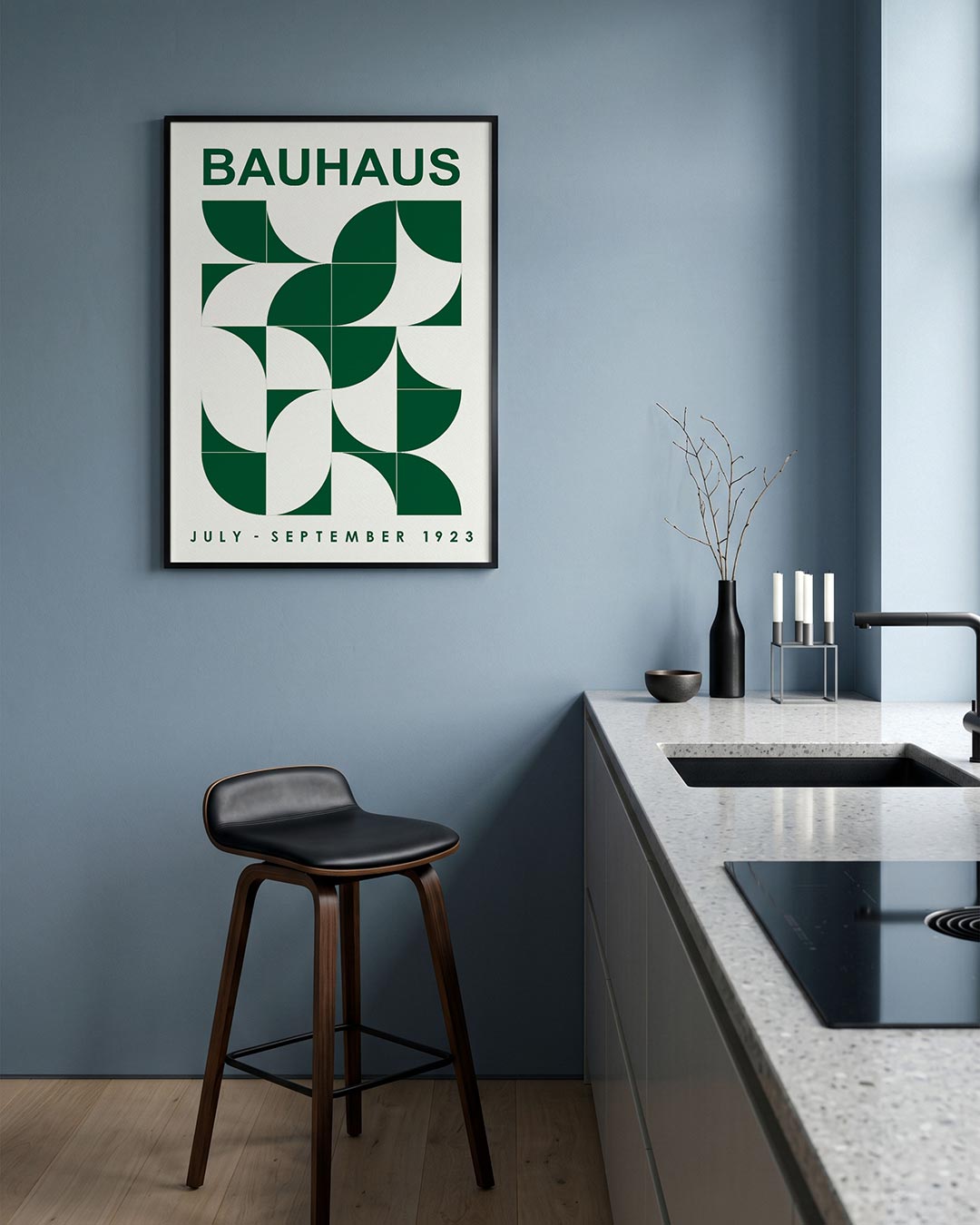 Vormritme en kleur Poster