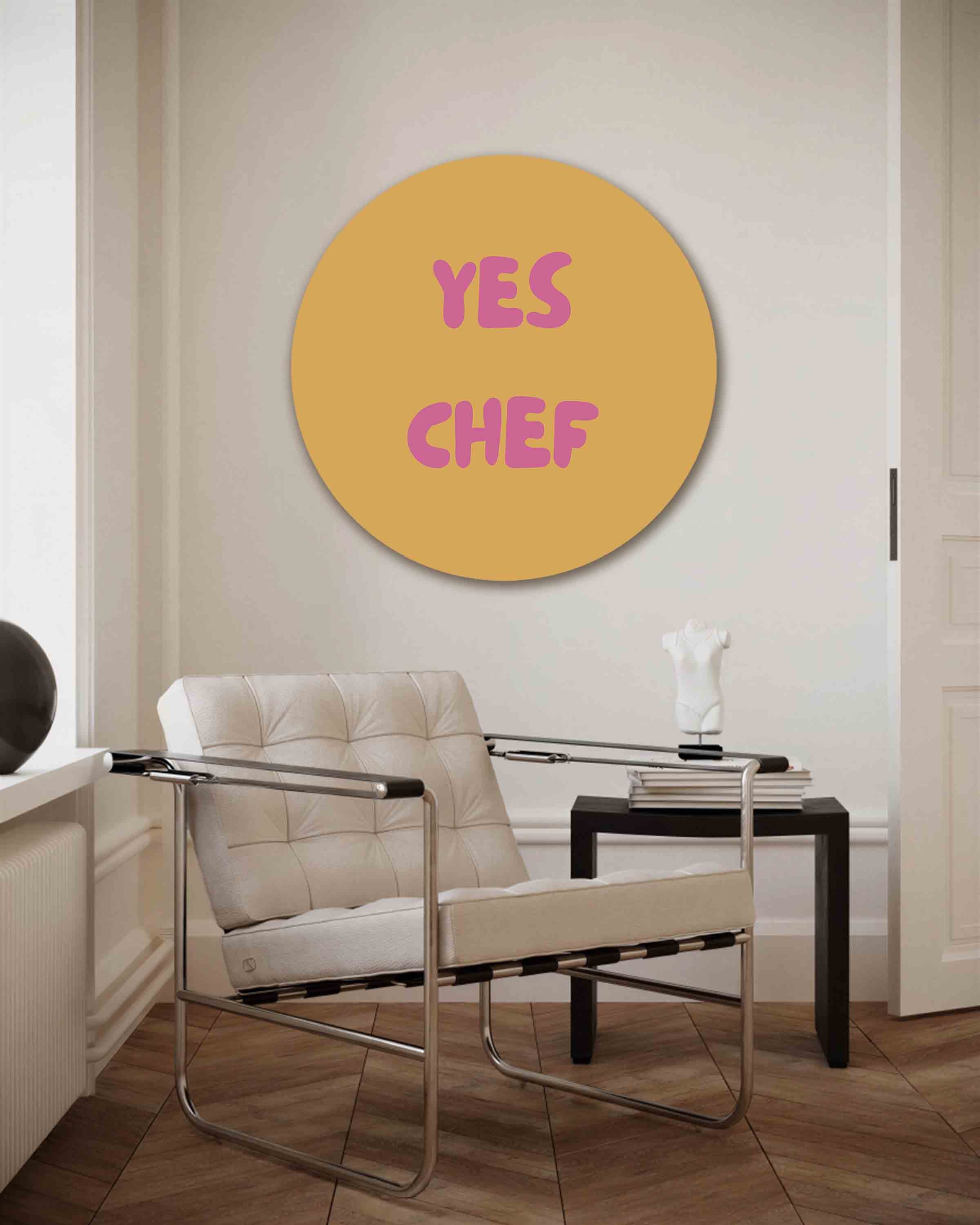 Yes chef Muurcirkel