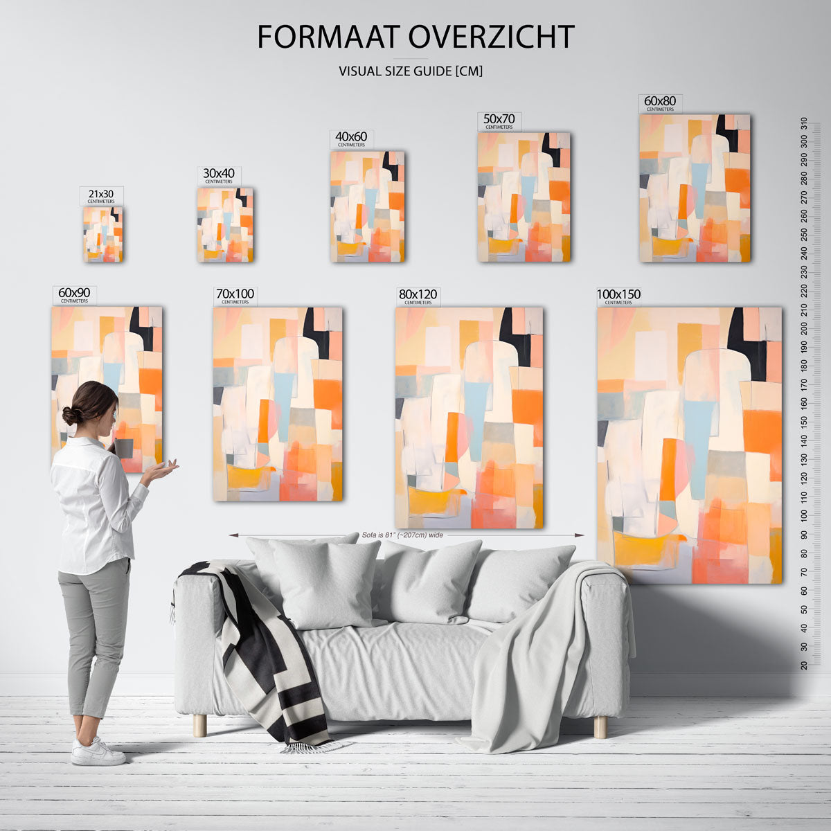 Abstracte vormen Poster
