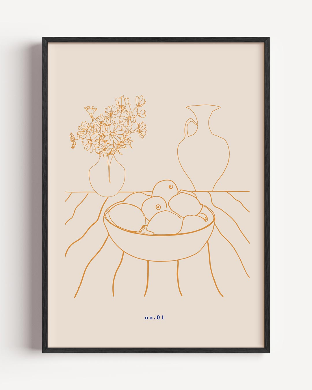 Artistieke Fruit- en Bloemenposter-WallArtistic