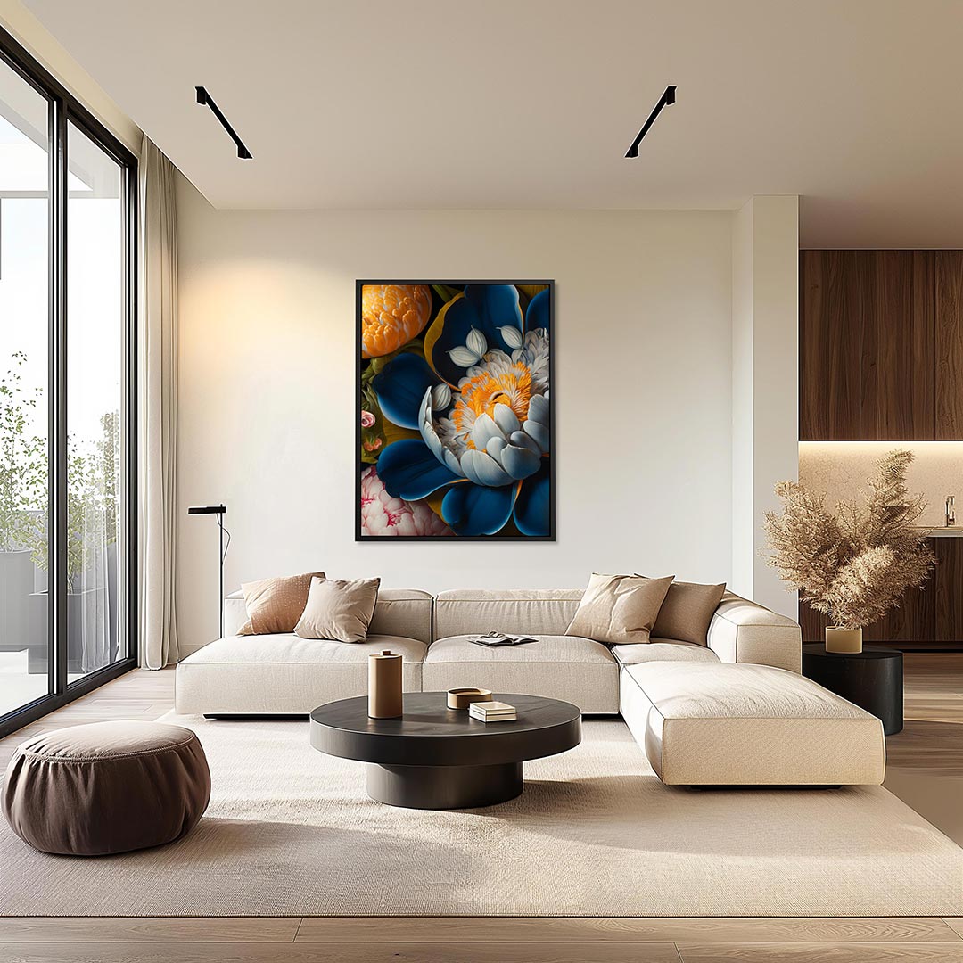 Bloemrijke harmonie Kunstwerk