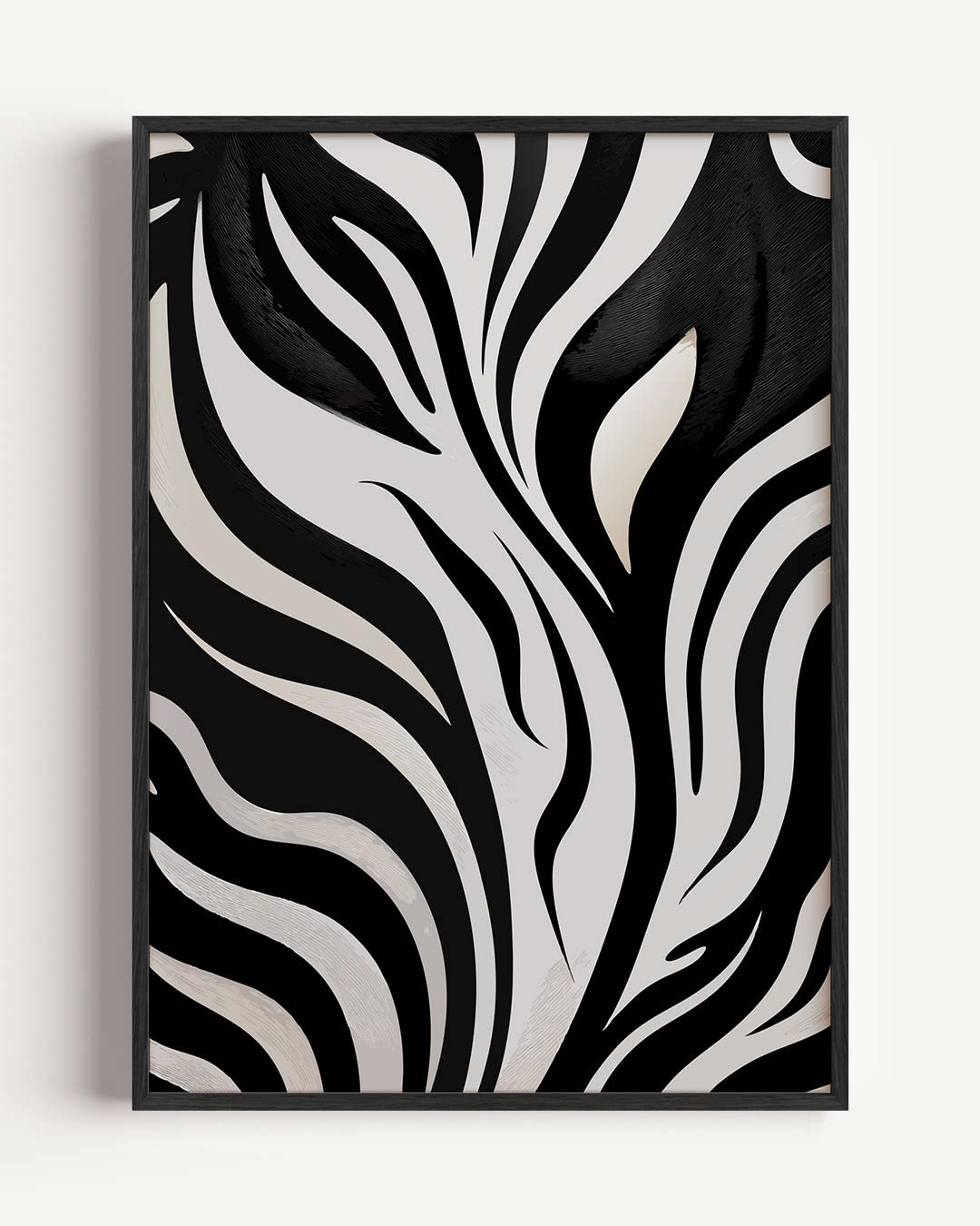 Zebra Strepen Kunstposter-WallArtistic