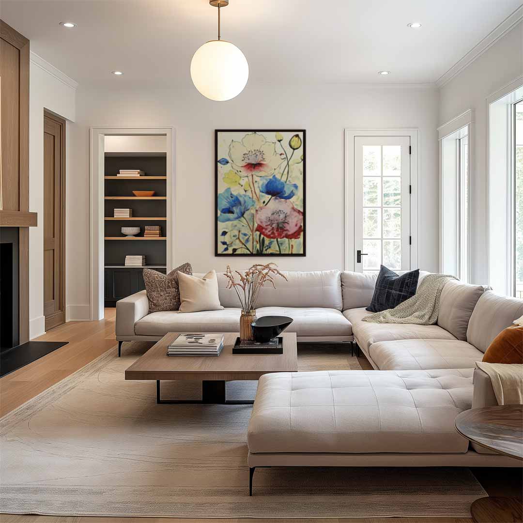 Bloeiende Herinneringen Kunstwerk-canvas-dibond-plexiglas-wanddecoratie-WallArtistic