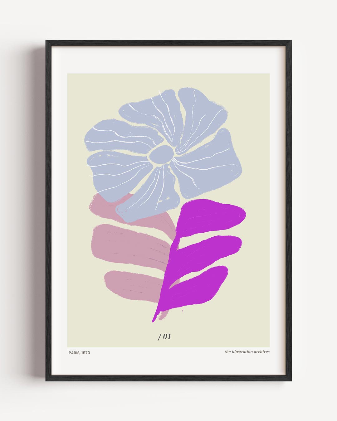 Abstracte Bloemenpracht Poster-WallArtistic