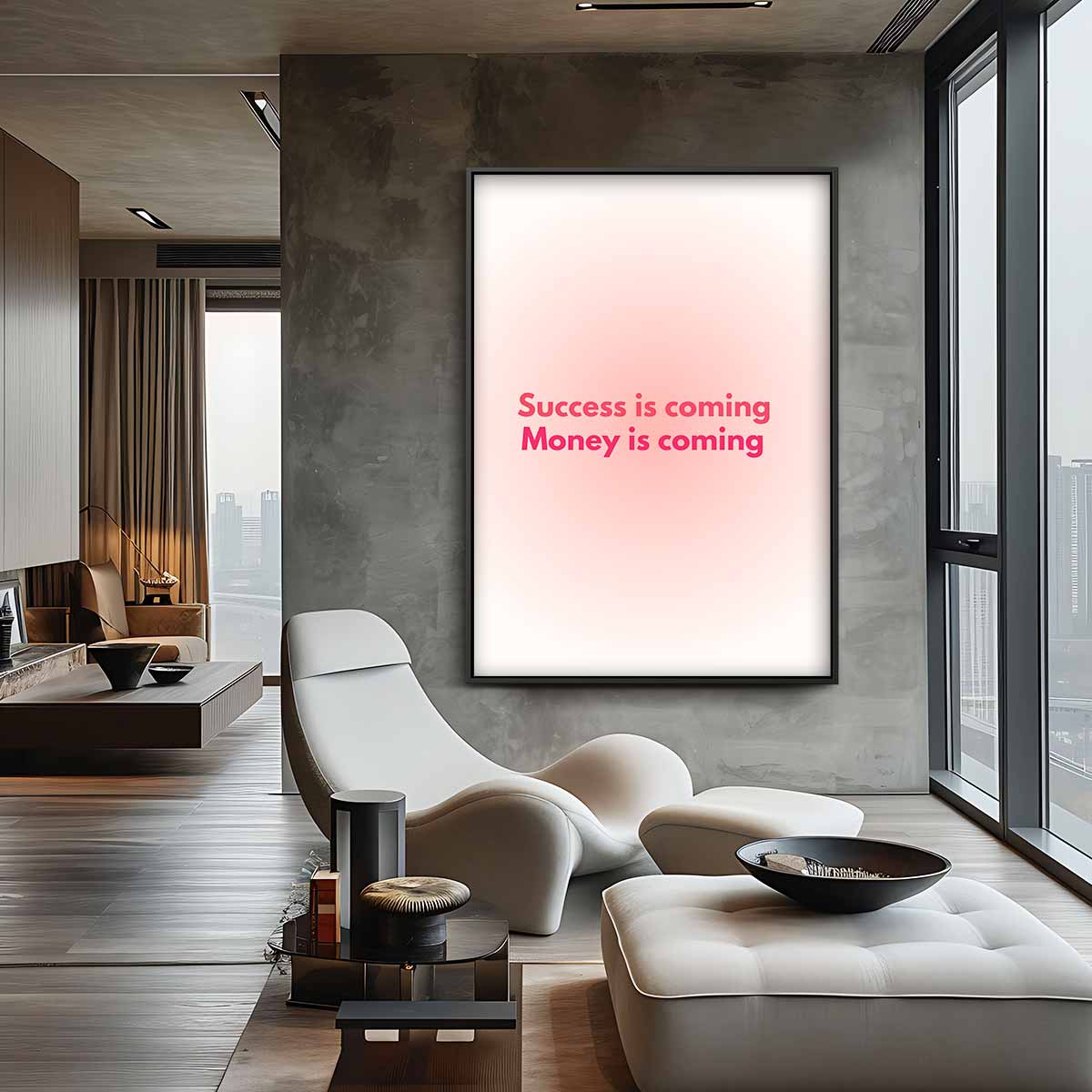 Positieve Toekomst Visie Kunstwerk-canvas-dibond-plexiglas-wanddecoratie-WallArtistic