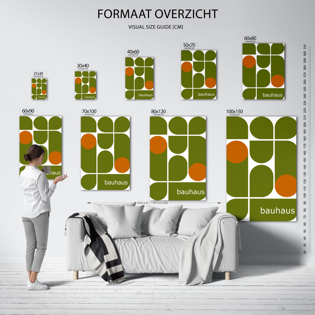 Vorm en kleur Poster