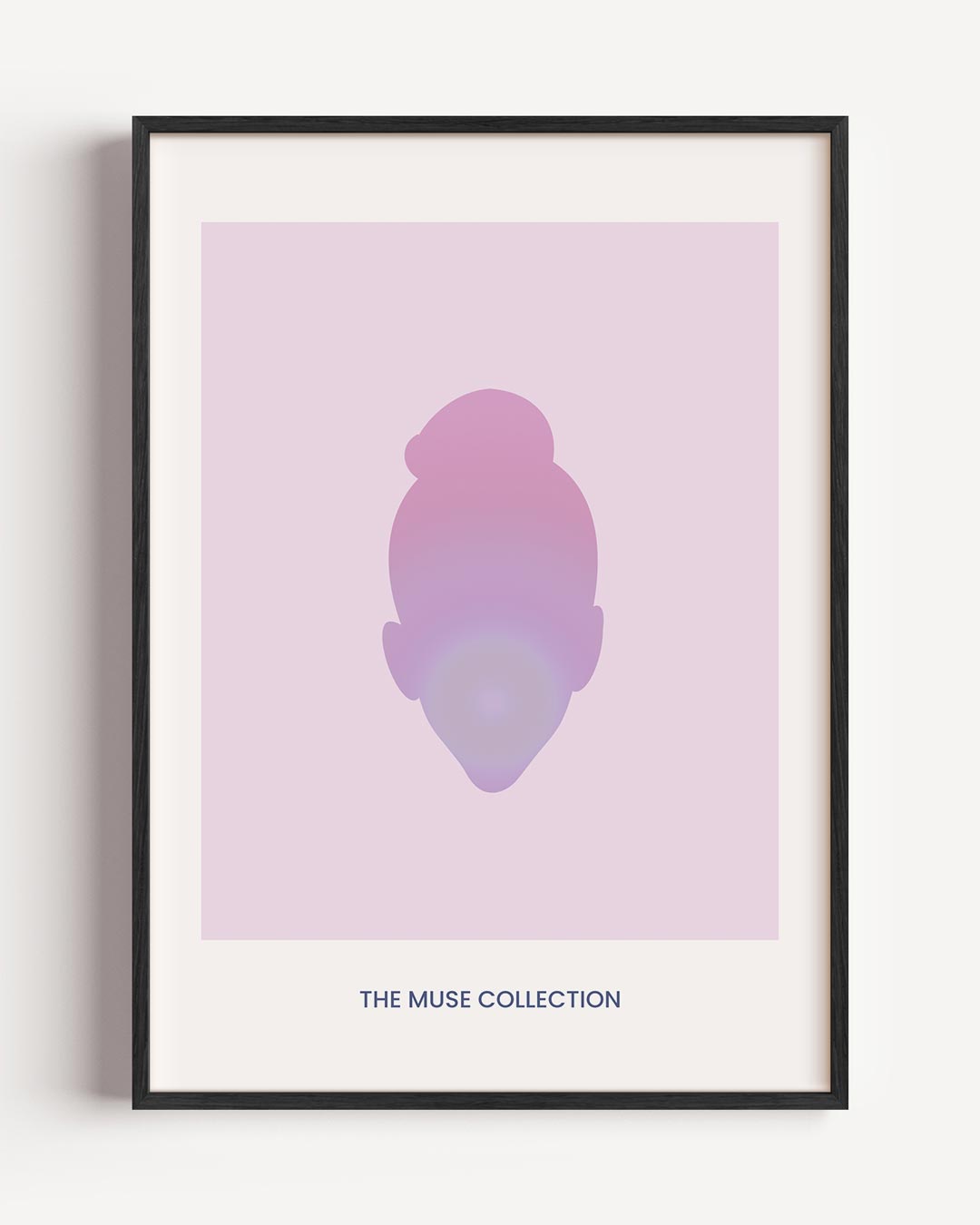 Vrolijke Pastelportret Poster-WallArtistic