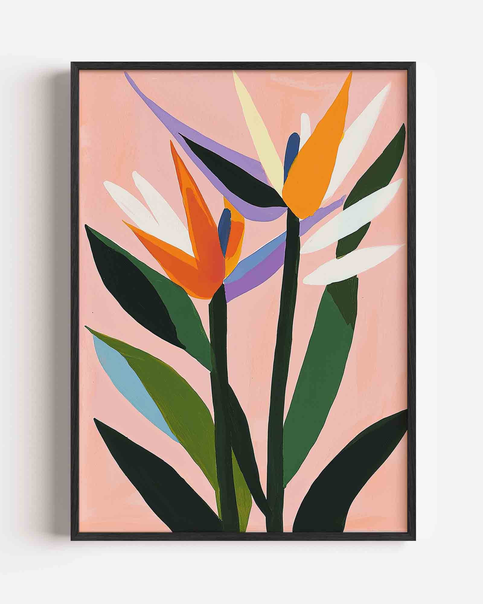 Bloemen en bladeren Poster