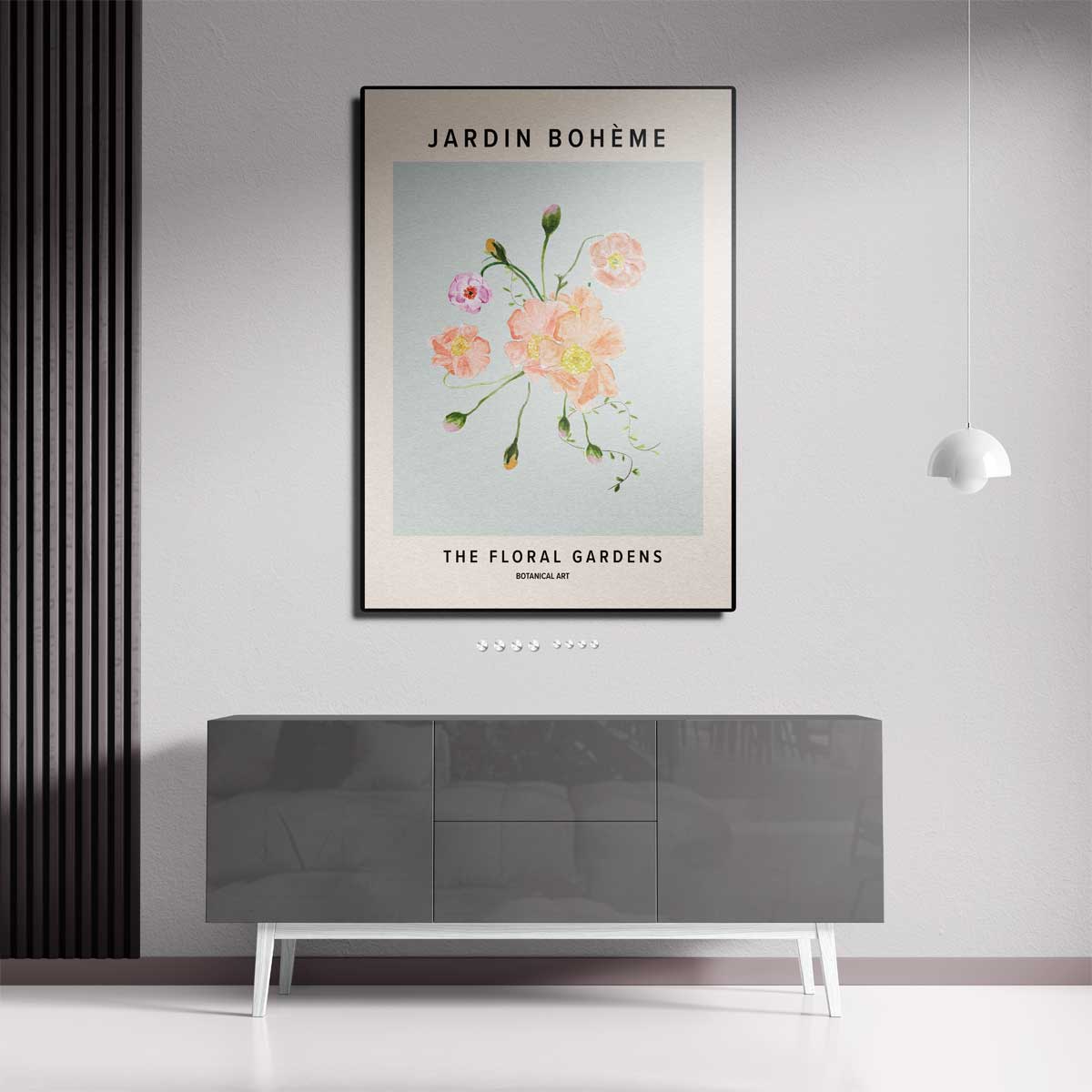 Jardin Bohème Bloemenschilderij Kunstwerk-canvas-dibond-plexiglas-wanddecoratie-WallArtistic