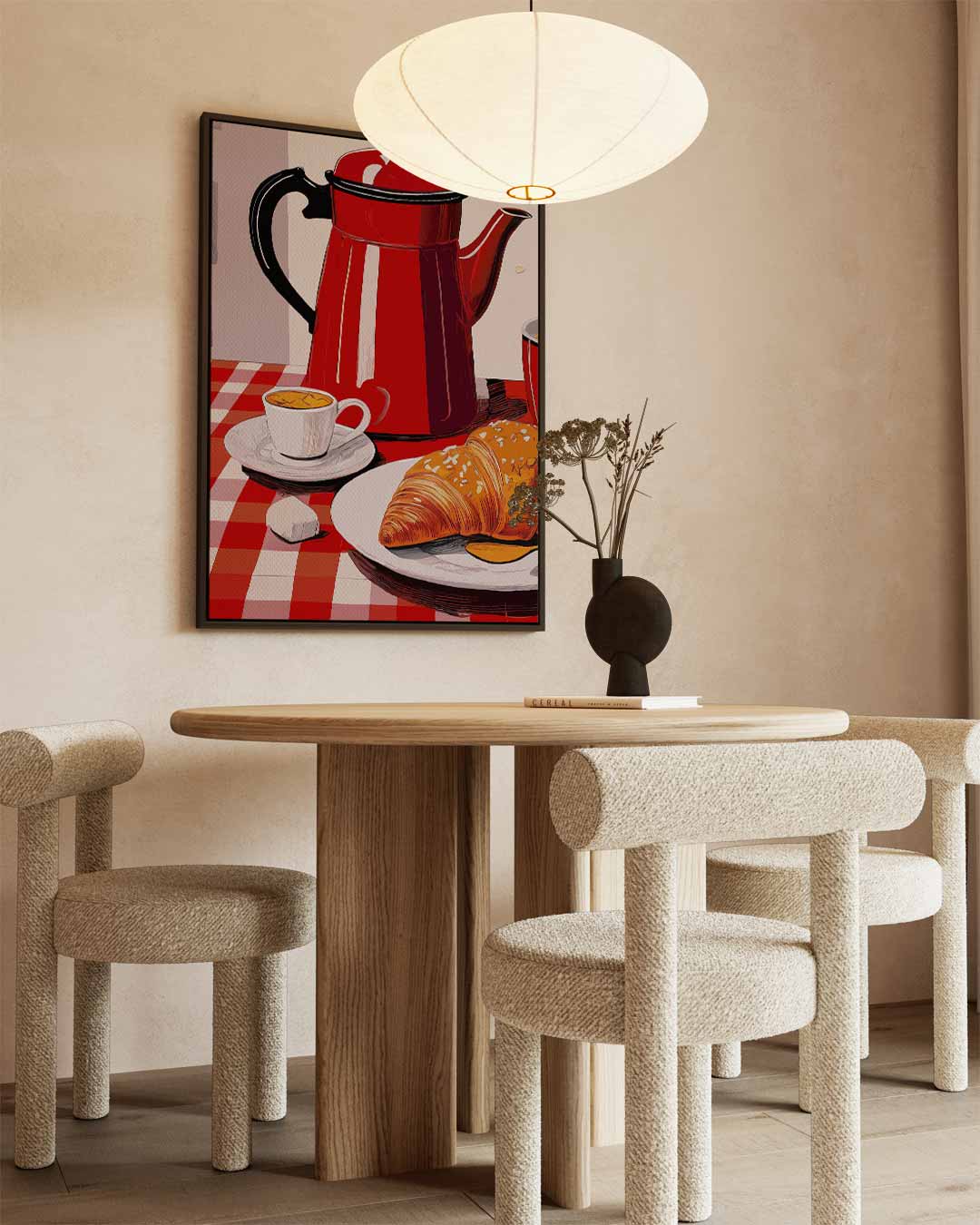 Frans Ontbijt Stilleven Kunstwerk-canvas-dibond-plexiglas-wanddecoratie-WallArtistic
