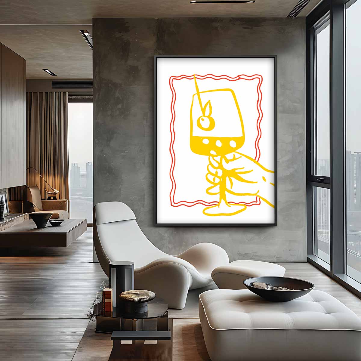 Glasfeest in Kleur Kunstwerk-canvas-dibond-plexiglas-wanddecoratie-WallArtistic