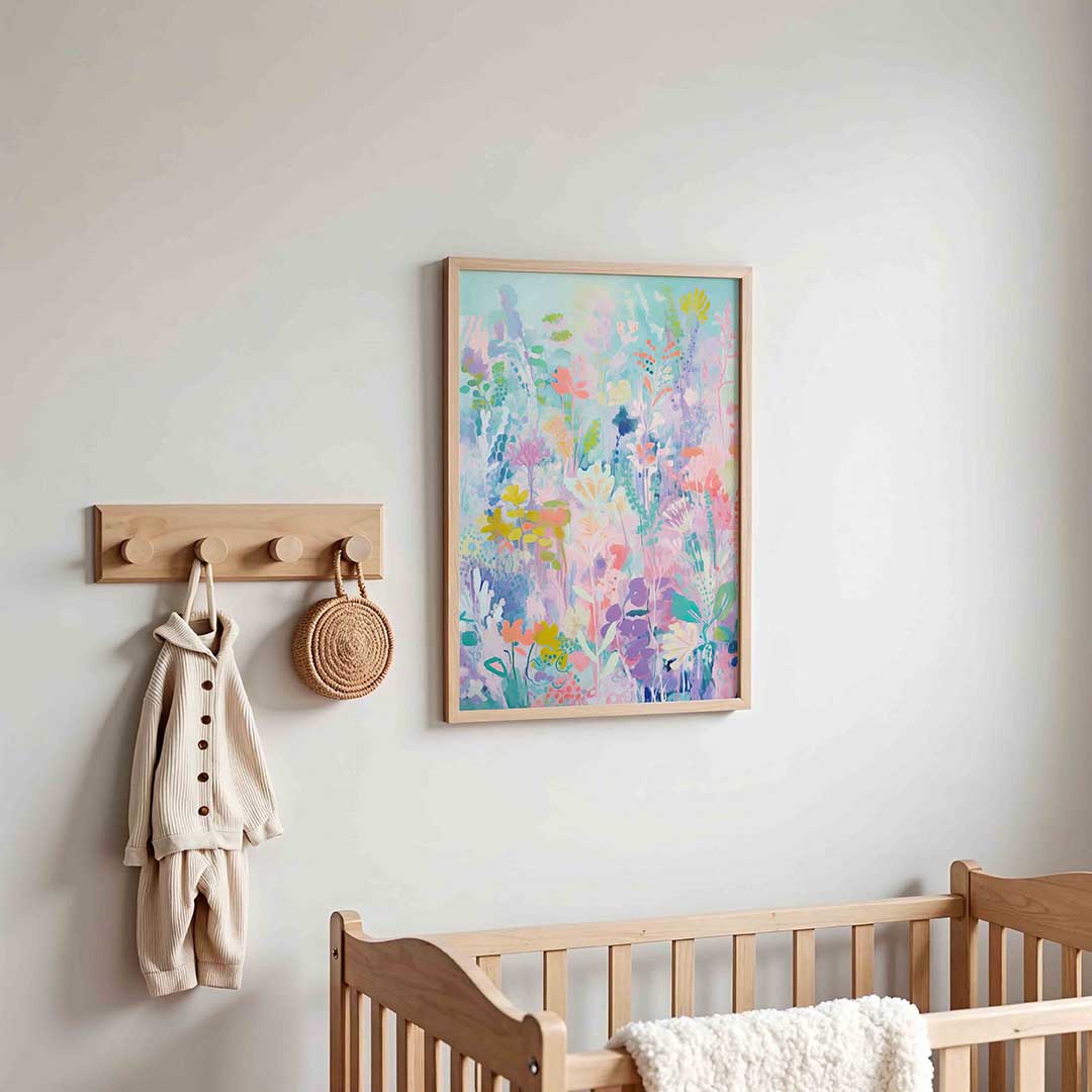Bloemen en bladeren Poster