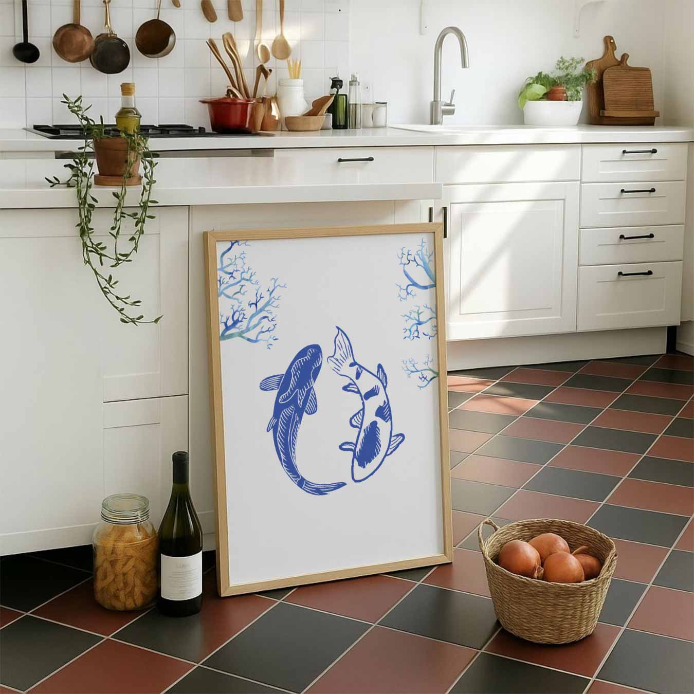 Sereen Koi Koppel Poster