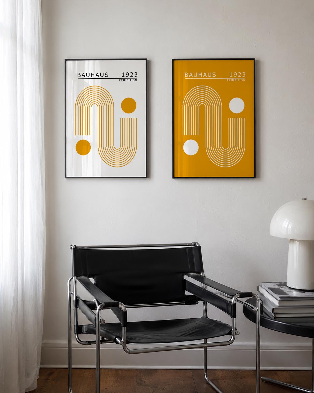 Lijnen en cirkelspel Posterset