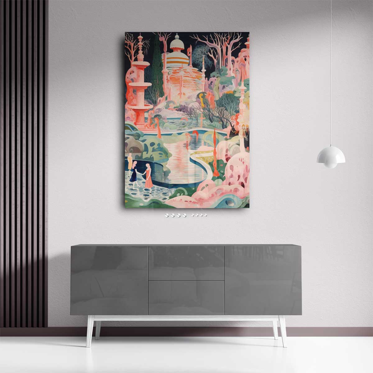 Magische Droomwereld Kunstwerk-canvas-dibond-plexiglas-wanddecoratie-WallArtistic