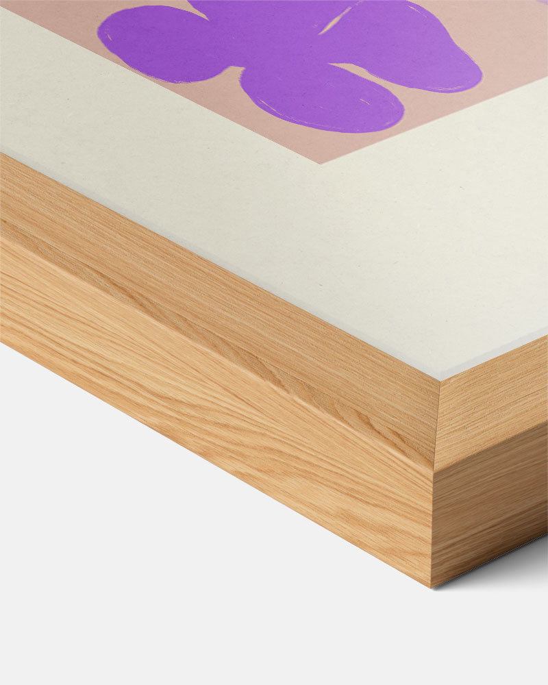 Bloemen en Bladeren Kunstposter-WallArtistic