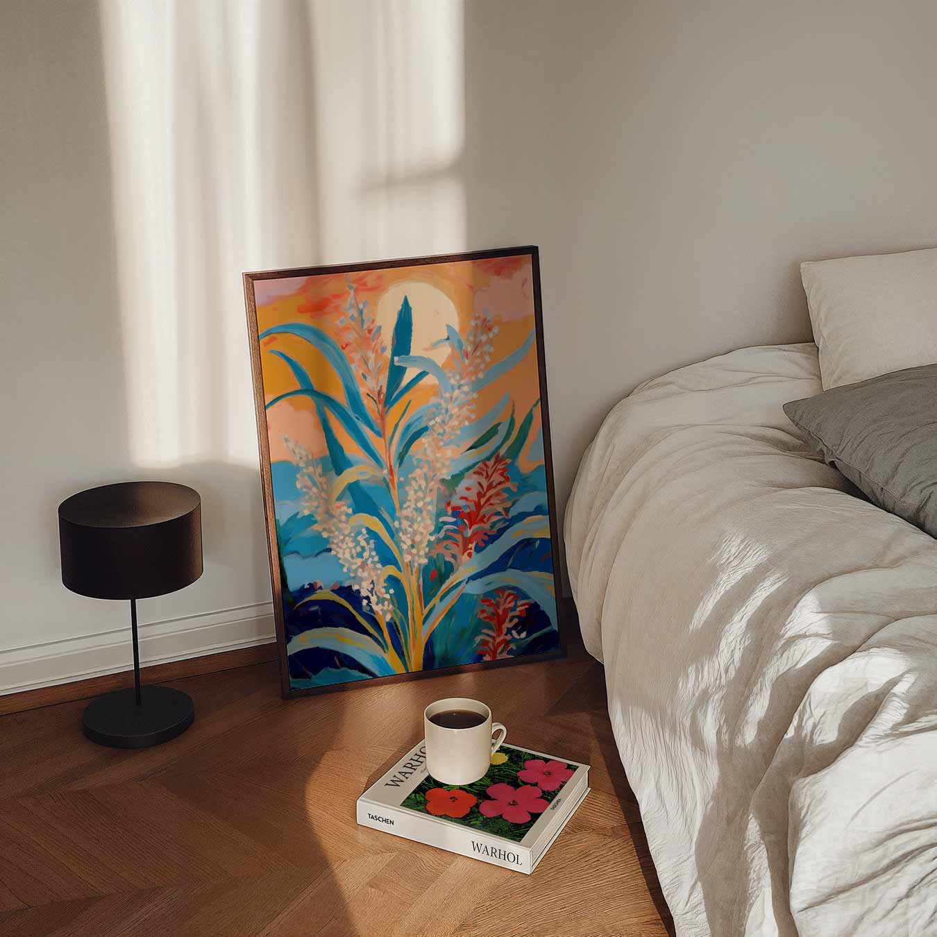 Zonnige Dageraad Botanische Poster-WallArtistic