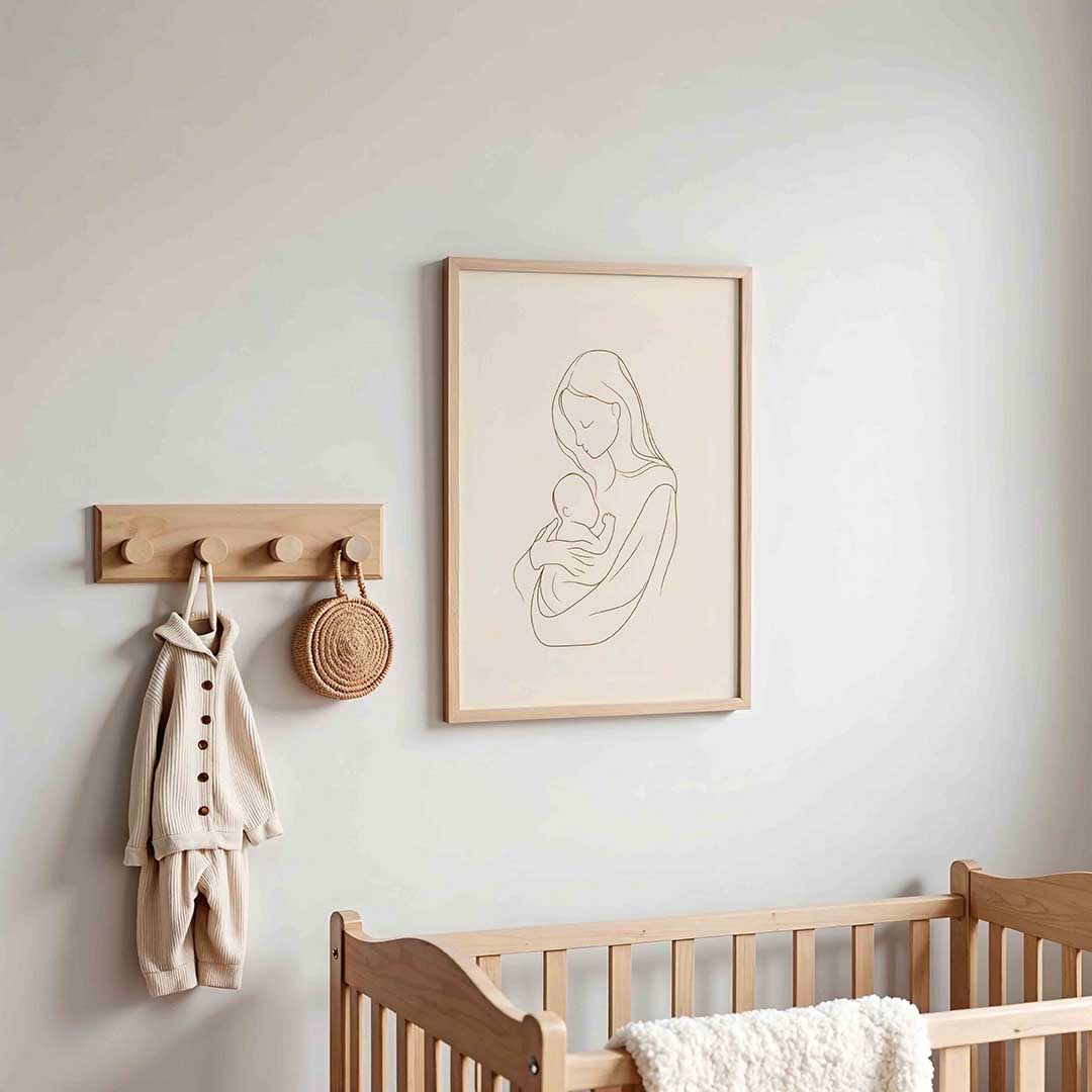 Moeder en kind Poster