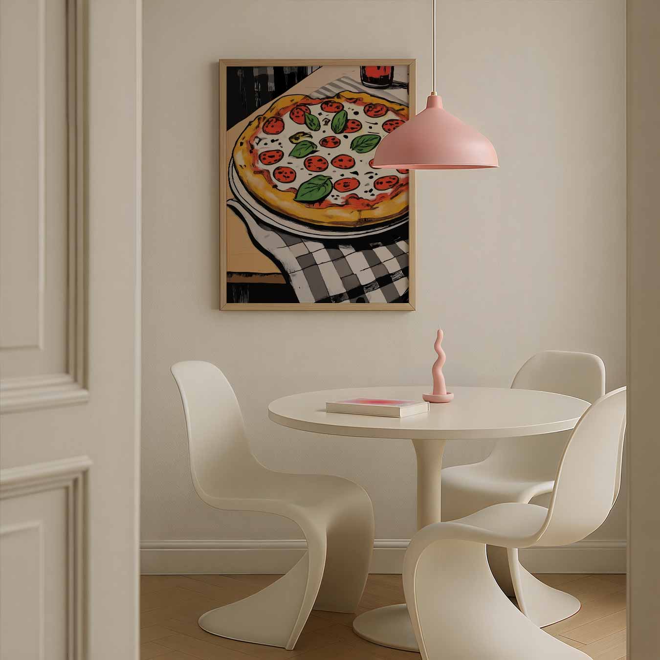 Pizza Serenade - Kunstzinnige Poster-WallArtistic