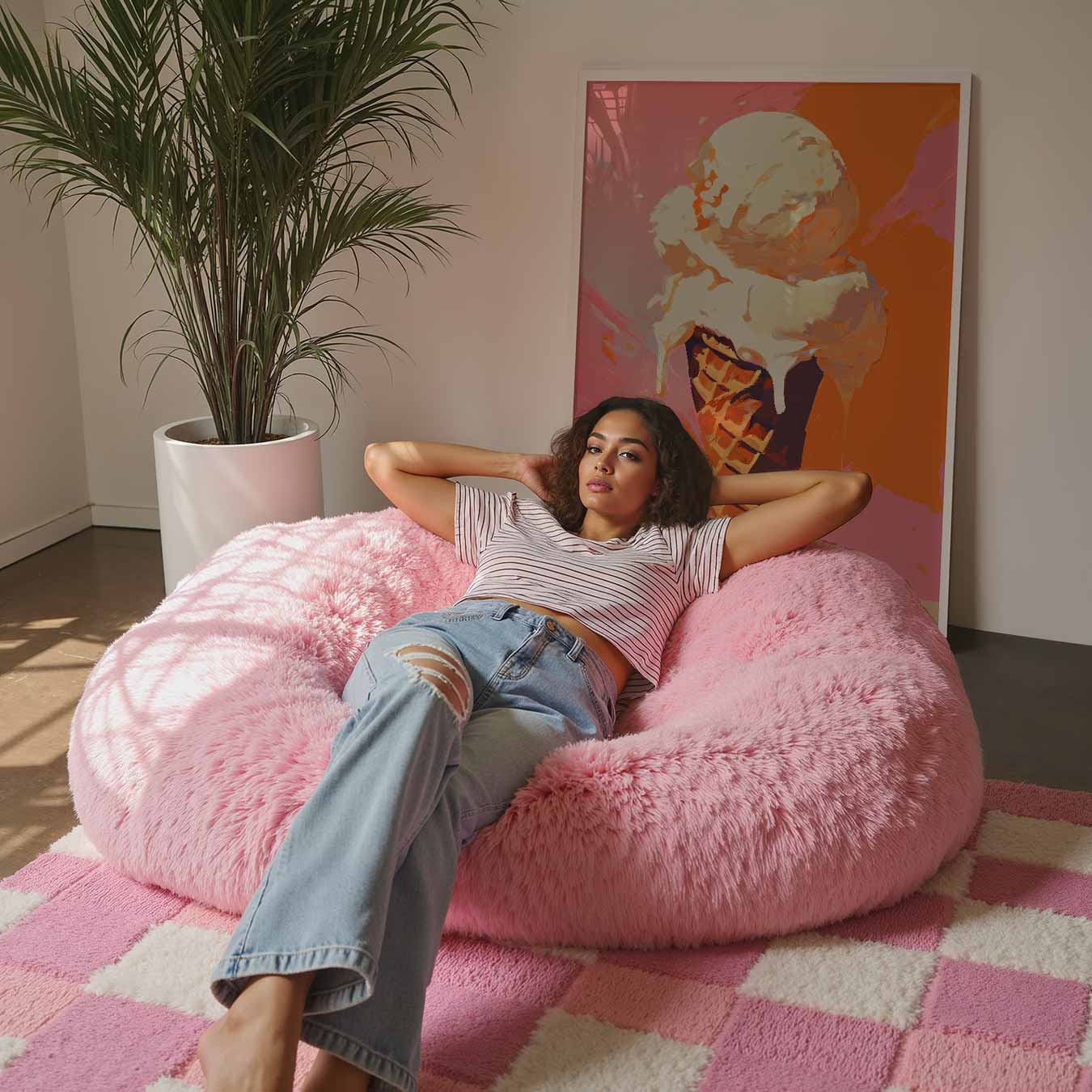 Zomers IJsje Poster-WallArtistic