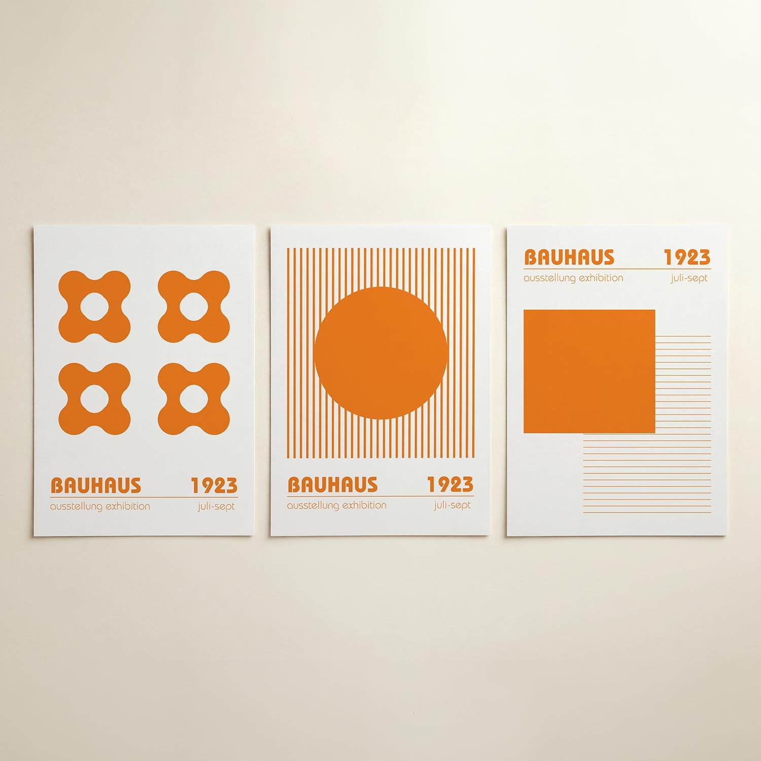 Vormen en vlakken Posterset