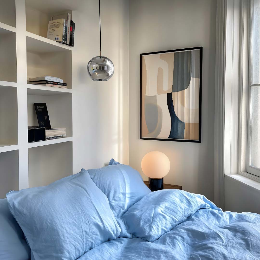 Stijlvolle Abstracte Vormen Poster-WallArtistic