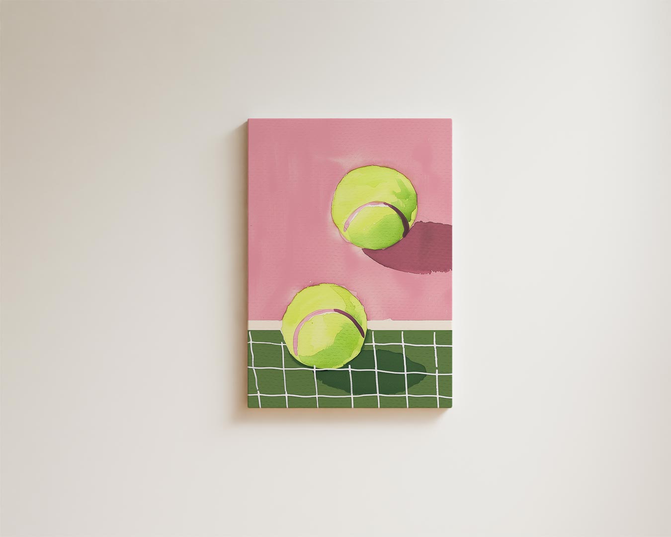 Tennis Dromen Kunstwerk-canvas-dibond-plexiglas-wanddecoratie-WallArtistic