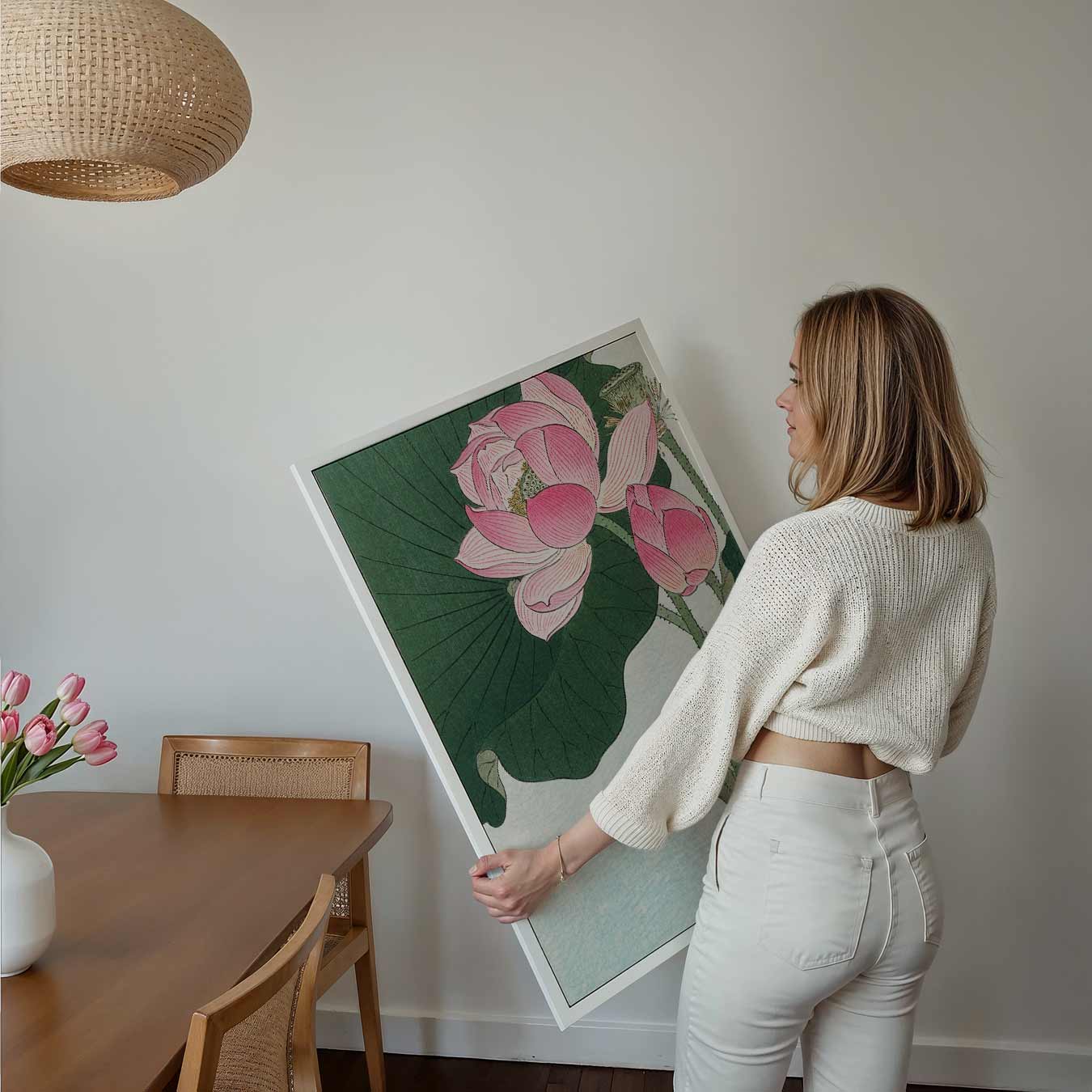 Lotus Sierlijkheid Poster-WallArtistic