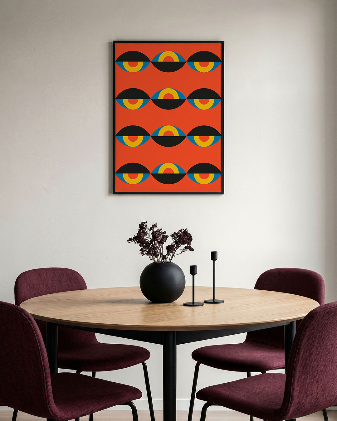 Vormritme en kleur Poster