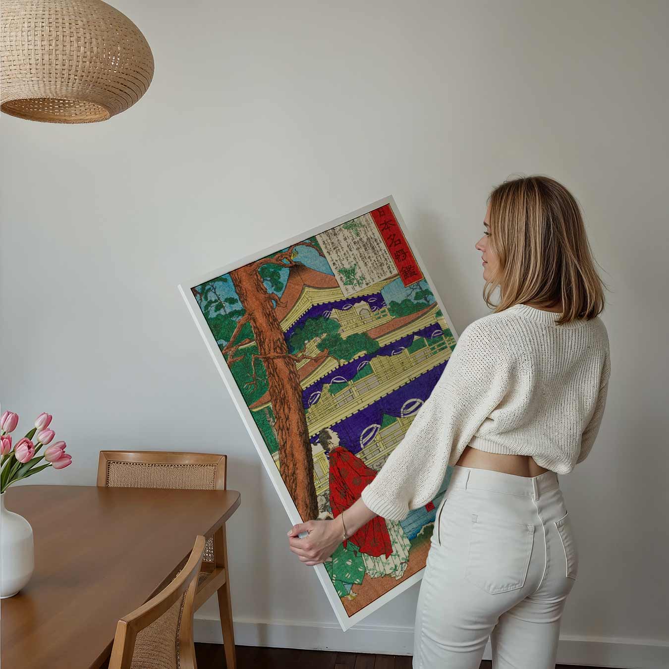 Traditionele Japanse Kunstposter-WallArtistic