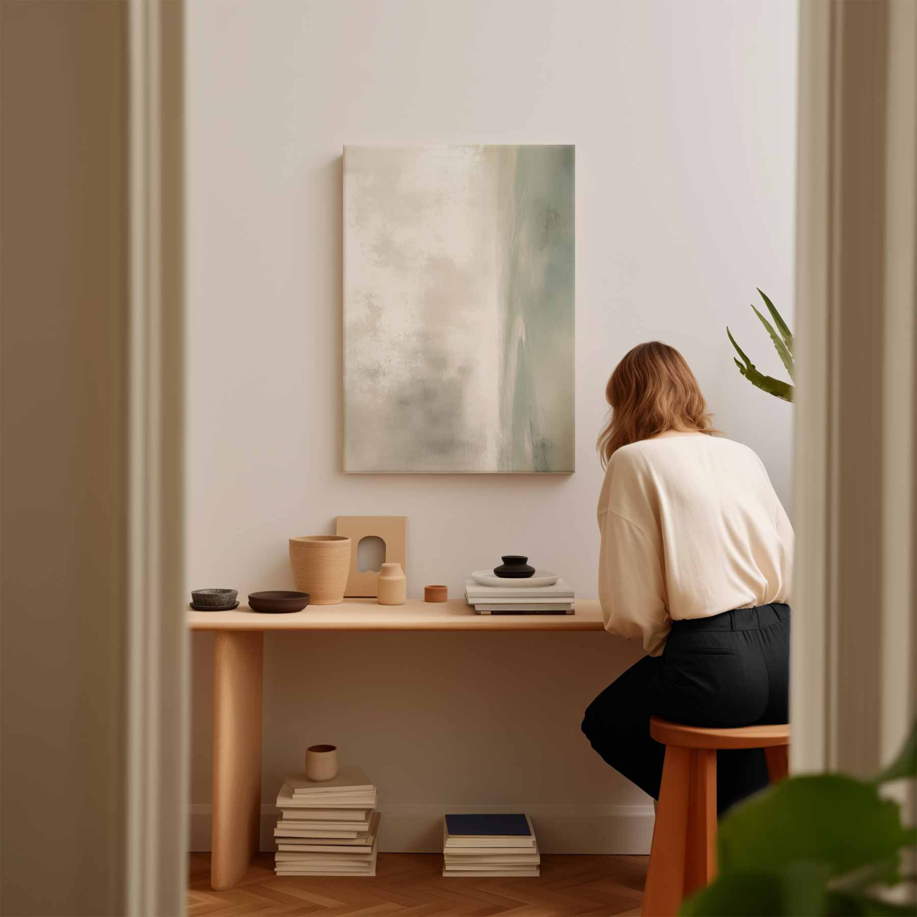 Dromerige Horizon Kunstwerk-canvas-dibond-plexiglas-wanddecoratie-WallArtistic