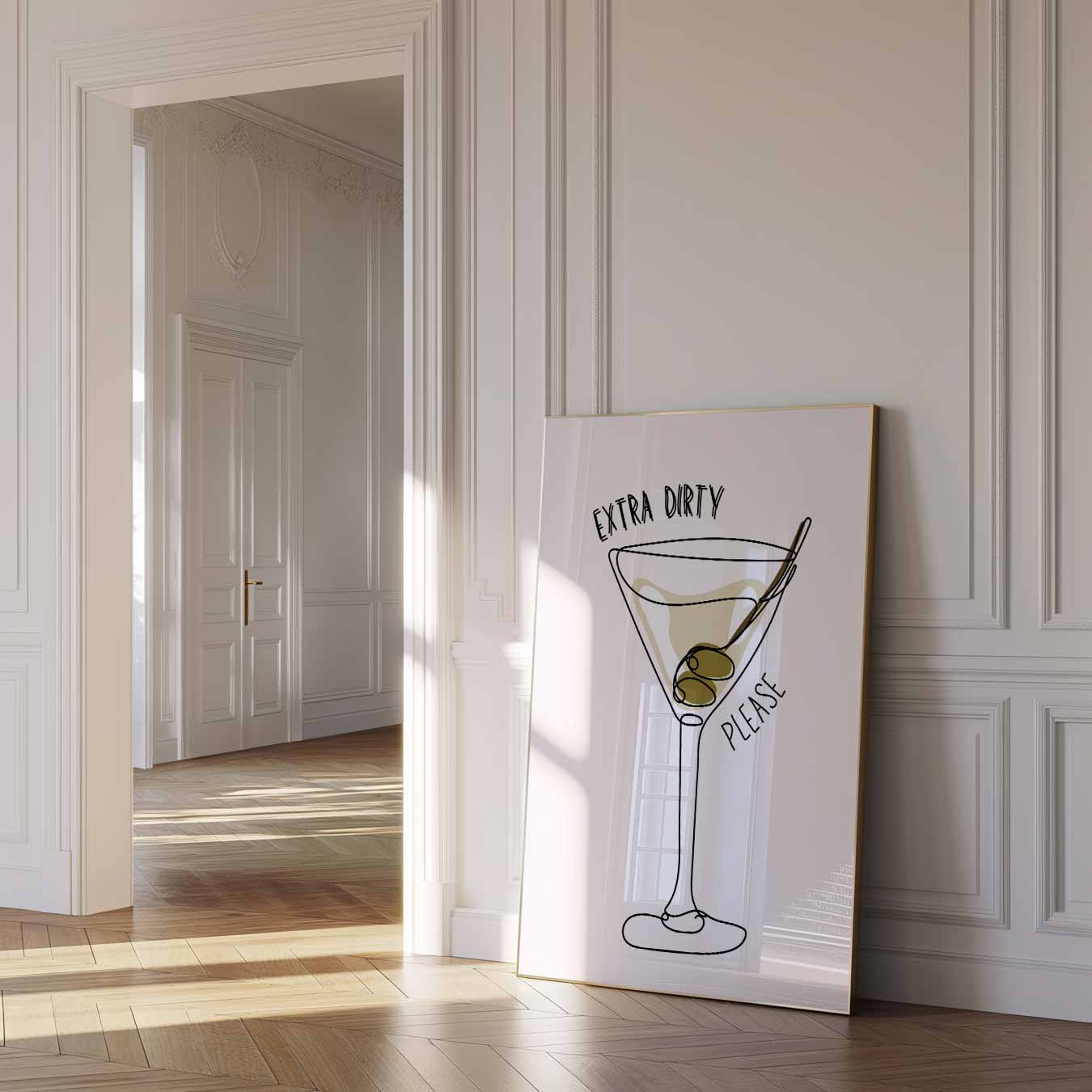 Extra Dirty Martini Poster