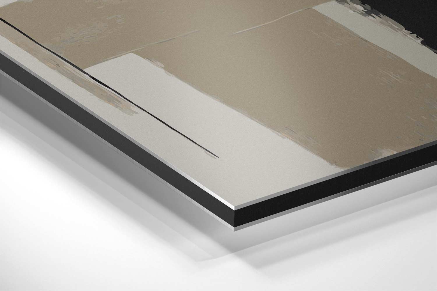 Abstracte Contrasten Kunstwerk-canvas-dibond-plexiglas-wanddecoratie-WallArtistic