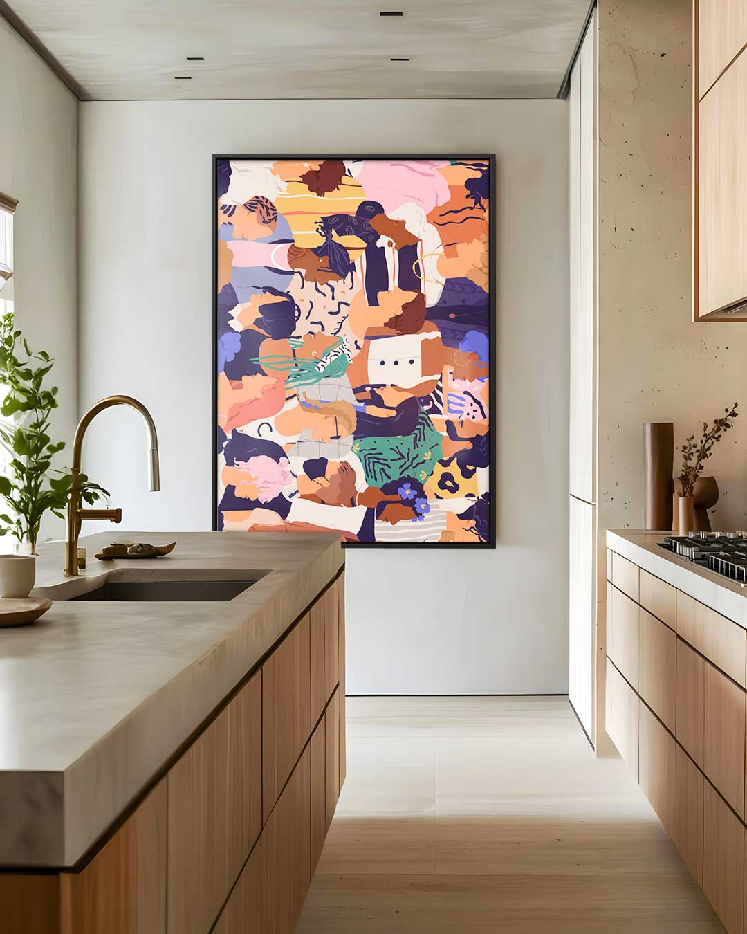 Kleurvolle Communicatie Kunstwerk-canvas-dibond-plexiglas-wanddecoratie-WallArtistic