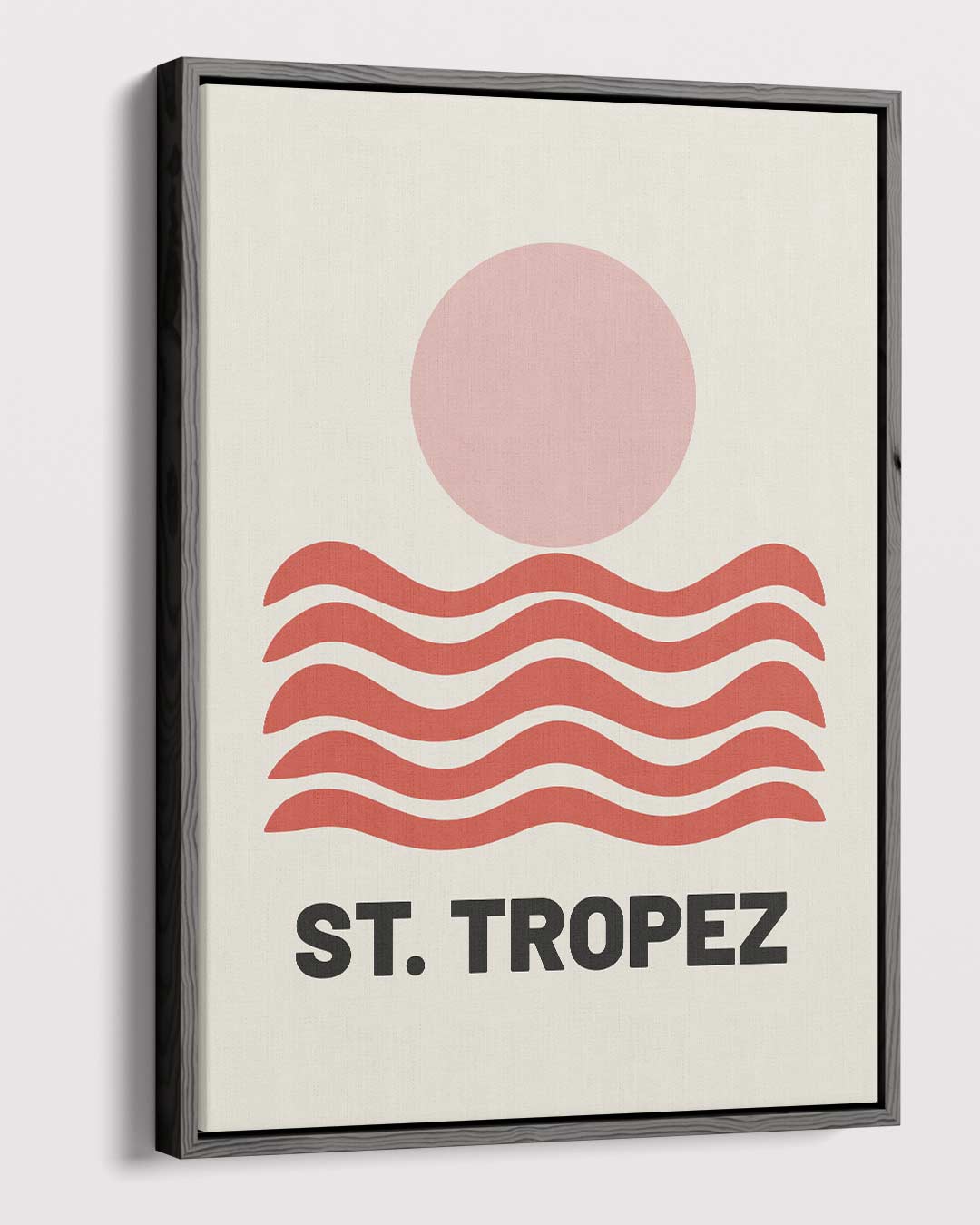 Zonnige St. Tropez Kunstwerk-canvas-dibond-plexiglas-wanddecoratie-WallArtistic