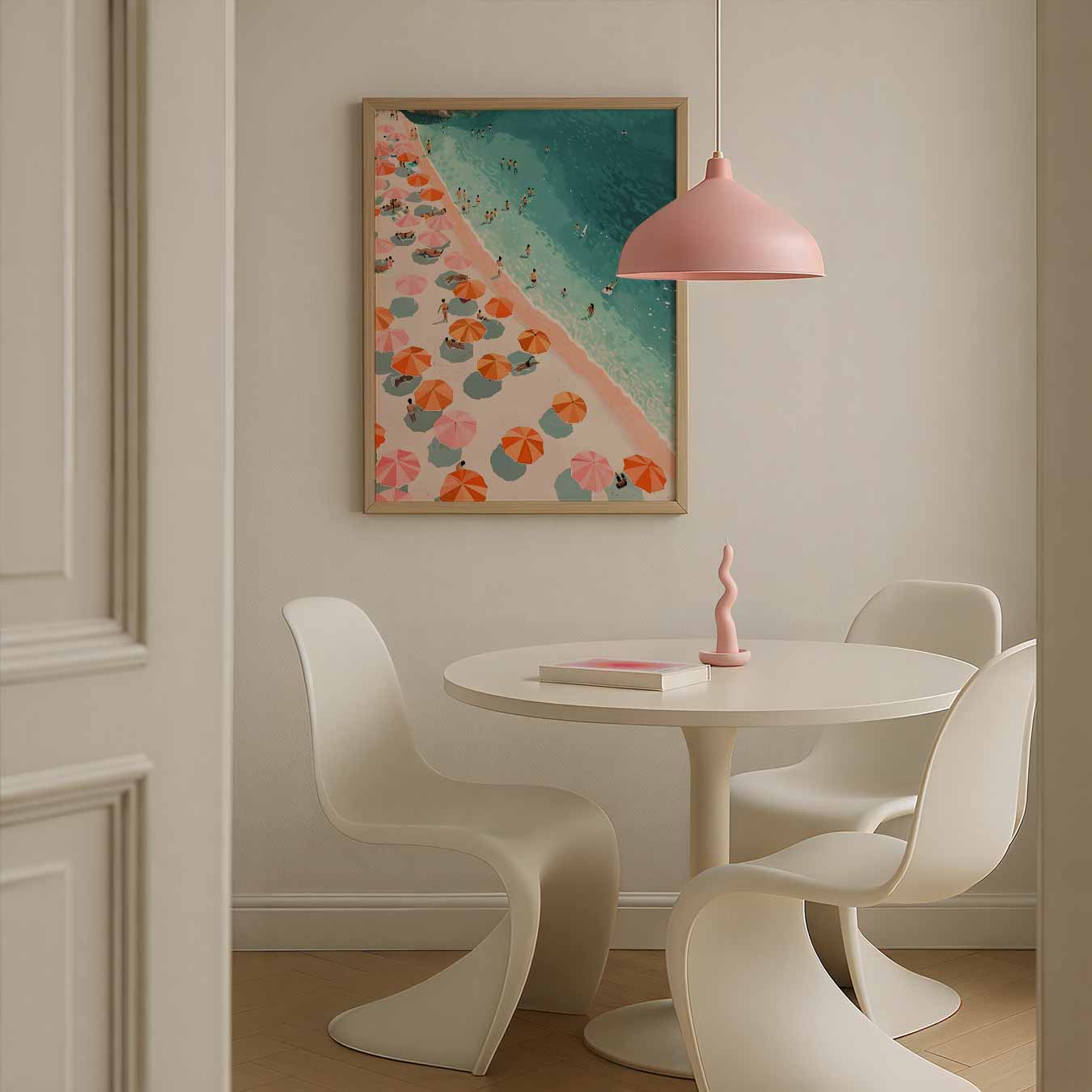 Zonnige Stranddag Poster-WallArtistic