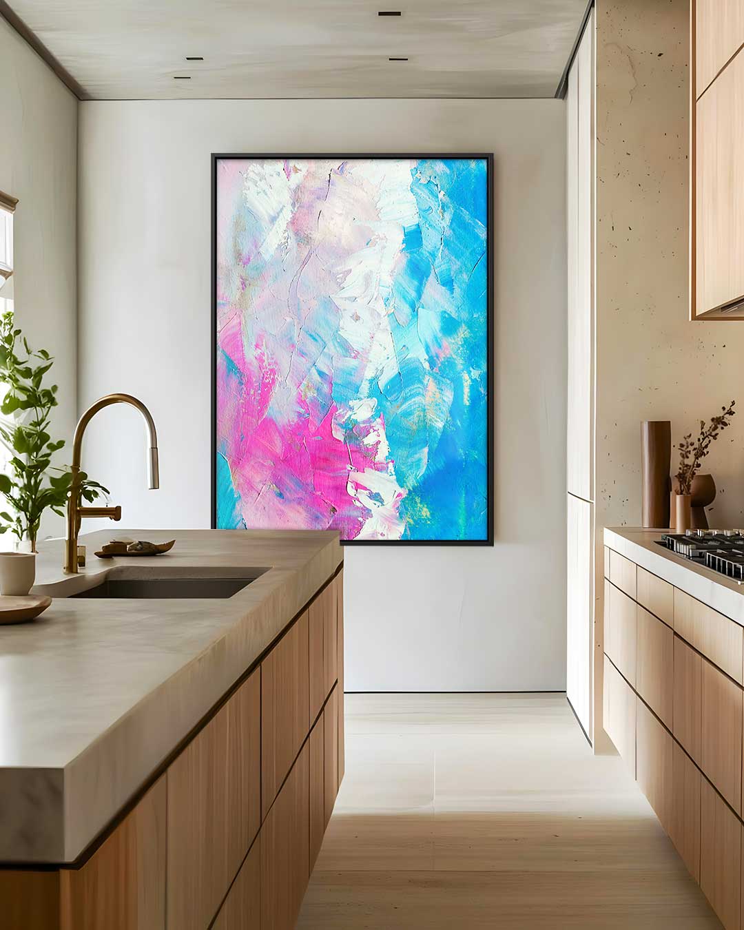 Kleurrijke dromen Kunstwerk-canvas-dibond-plexiglas-wanddecoratie-WallArtistic